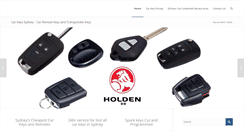Desktop Screenshot of car-keys.com.au